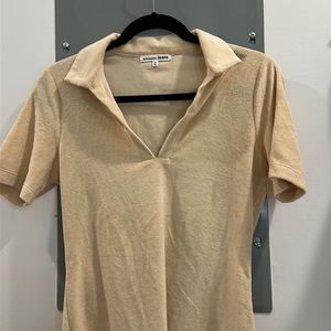 Yellow Reformation Terry Dress